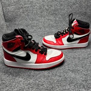 Nike Air Jordan 1 High OG Chicago Lost and Found Kids 3Y Red‎ White 555088-101